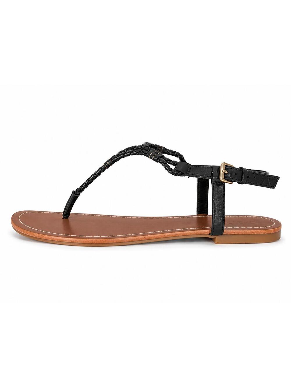 Ralph Lauren Leather Braided Sandals, Women's 9.5, EUC
